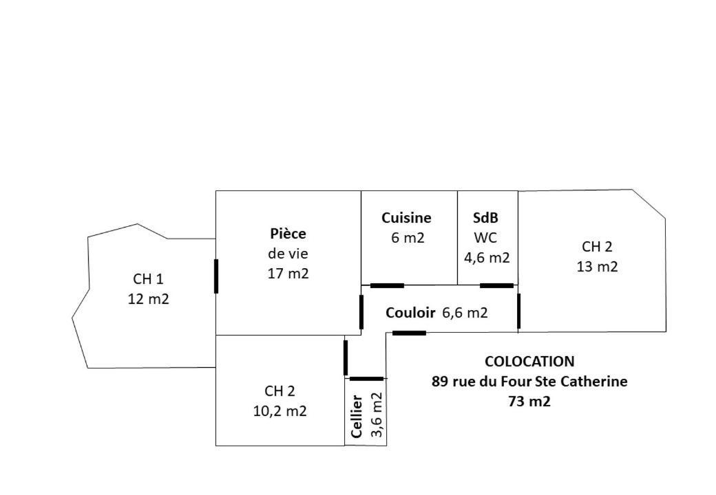 Appartement Familial 3 Chambres Centre Proche Lot 卡奥尔 外观 照片